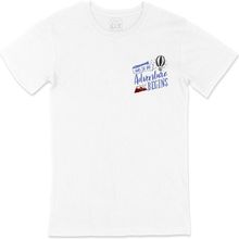 Cix Adventure Begins Cep Logo Tasarımlı Beyaz Erkek T-shirt