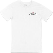 Cix Agents Of Shield Cep Logo Tasarımlı Beyaz Erkek T-shirt