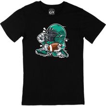 Cix Amerikan Futbolu Siyah T-shirt