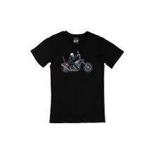 Cix Amerikan Motorcu Kurukafa Siyah T-shirt