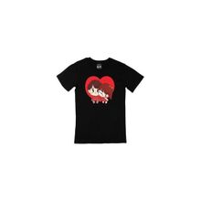Cix Aşk Öpücüğü Siyah Erkek T-shirt