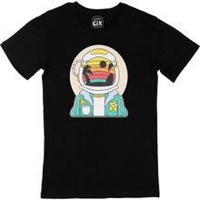 Cix Astronot Uzayda Siyah T-shirt