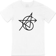 Cix Beyaz Avengers Simgeli Siyah Erkek T-shirt
