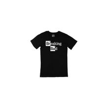 Cix Beyaz Breaking Bad Yazılı Siyah Erkek T-shirt