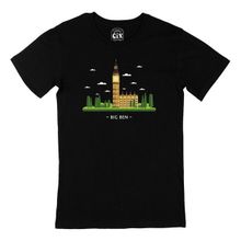 Cix Big Ben Siyah Erkek T-shirt