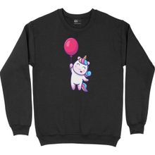 Cix Bolonlu Unicorn Siyah Kapüşonlu Sweatshirt