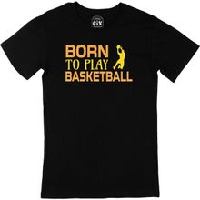 Cix Born To Play Basketball Siyah Erkek T-shirt