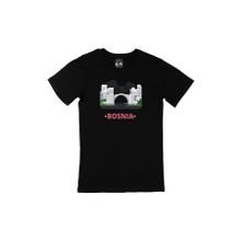 Cix Bosna Hersek Siyah Erkek T-shirt