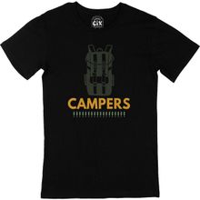 Cix Campers Siyah Erkek T-shirt