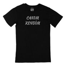 Cix Canım Kendim Yazılı Siyah Erkek T-shirt