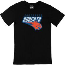 Cix Charlotte Bobcats Siyah Erkek T-shirt
