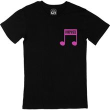 Cix Composer Siyah Cep Logo Tasarımlı Erkek T-shirt