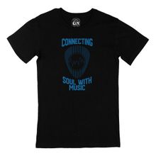 Cix Connecting Soul With Music Siyah Erkek T-shirt