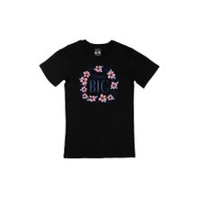 Cix Dream Big Büyük Düşün Yazılı Kısa Kollu Siyah T-shirt