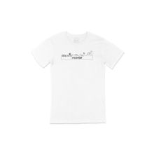 Cix Erzurum Çizimli Baskılı Yuvarlak Yaka Beyaz T-shirt