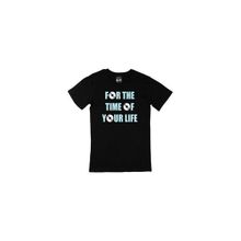 Cix For The Time Of Your Life Baskılı Yuvarlak Yaka Siyah T-shirt