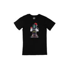 Cix Game Boy Baskılı Yuvarlak Yaka Siyah T-shirt