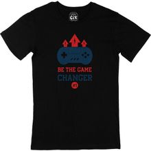 Cix Game Changer Baskılı Yuvarlak Yaka Siyah T-shirt