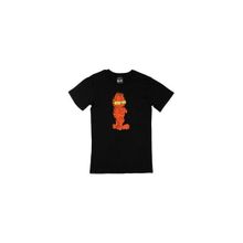 Cix Garfield Baskılı Siyah Erkek T-shirt
