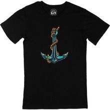 Cix Gemici Çıpa Siyah Erkek T-shirt