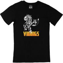 Cix Güçlü Vikings Siyah Erkek T-shirt