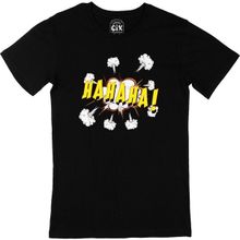 Cix Hahaha Baskılı Siyah Erkek T-shirt