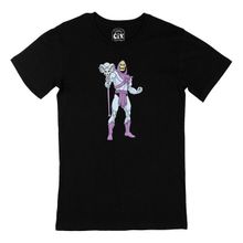Cix He-Man İskeletor Baskılı Siyah Erkek T-shirt
