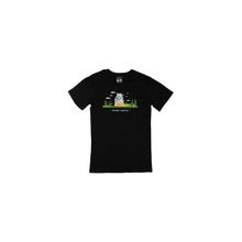 Cix Himeji Kalesi Baskılı Siyah Erkek T-shirt
