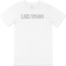 Cix Hızlı Yaşa Genç Öl Baskılı Beyaz Unisex T-shirt