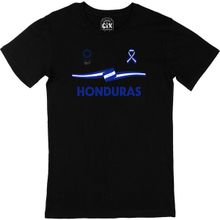 Cix Honduras Tokyo 2020 Olimpiyatları Baskılı Siyah Erkek T-shirt