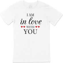 Cix I Am In Love With You Baskılı Beyaz Unisex T-shirt