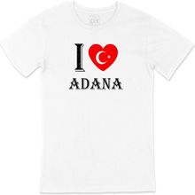 Cix I Love Adana Baskılı Beyaz Unisex T-shirt