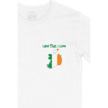Cix I Love İrlanda Baskılı Beyaz Unisex T-shirt