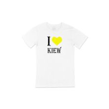 Cix I Love Kiew Baskılı Beyaz Unisex T-shirt
