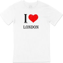 Cix I Love London Baskılı Beyaz Unisex T-shirt