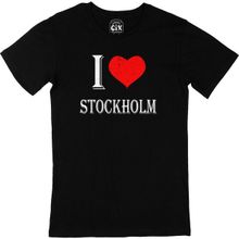 Cix I Love Stockholm Siyah T-shirt