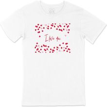Cix I Love You Kalpli Baskılı Beyaz Unisex T-shirt