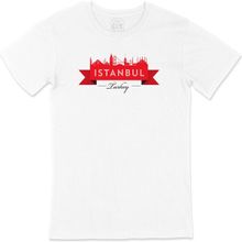 Cix İstanbul Tasarımlı Beyaz Erkek T-shirt