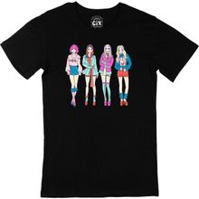 Cix K-Pop Girls Baskılı Siyah Erkek T-shirt