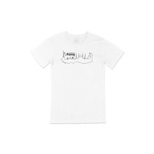 Cix Kahraman Maraş Çizimli Baskılı Beyaz Unisex T-shirt