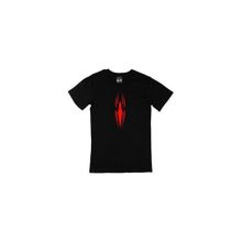 Cix Kırmızı Renkli İnce Örümcek Siyah Erkek T-shirt