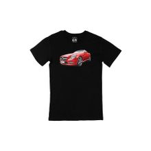 Cix Kırmızı Spor Araba Siyah Erkek T-shirt