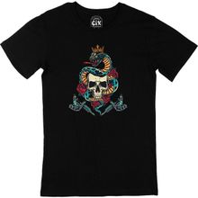 Cix Kuru Kafa Dragon Silahlı Siyah Erkek T-shirt