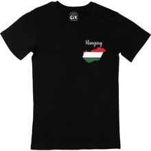 Cix Maceristan Haritalı ve Bayraklı Siyah T-shirt