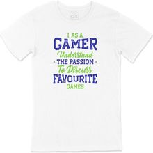 Cix Mavi As a Gamer Beyaz T-shirt