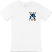 Cix Mavi Born to be a Gamer Beyaz T-shirt