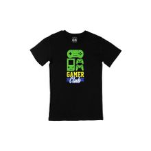 Cix Mavi Gamer Club Siyah T-shirt