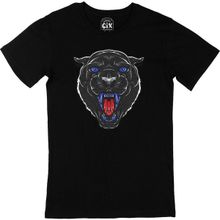 Cix Mavi Gözlü Panter Siyah T-shirt