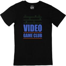 Cix Mavi Video Game Club Siyah T-shirt