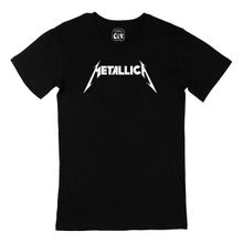 Cix Metallica Logolu Siyah Unisex T-shirt